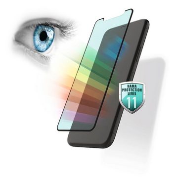 Hama Displayschutzglas für das iPhone 12, iPhone 12 Pro mit Blaulichtfilter für Apple iPhone 12, Apple iPhone 12 Pro, Displayschutzglas, antibakteriell