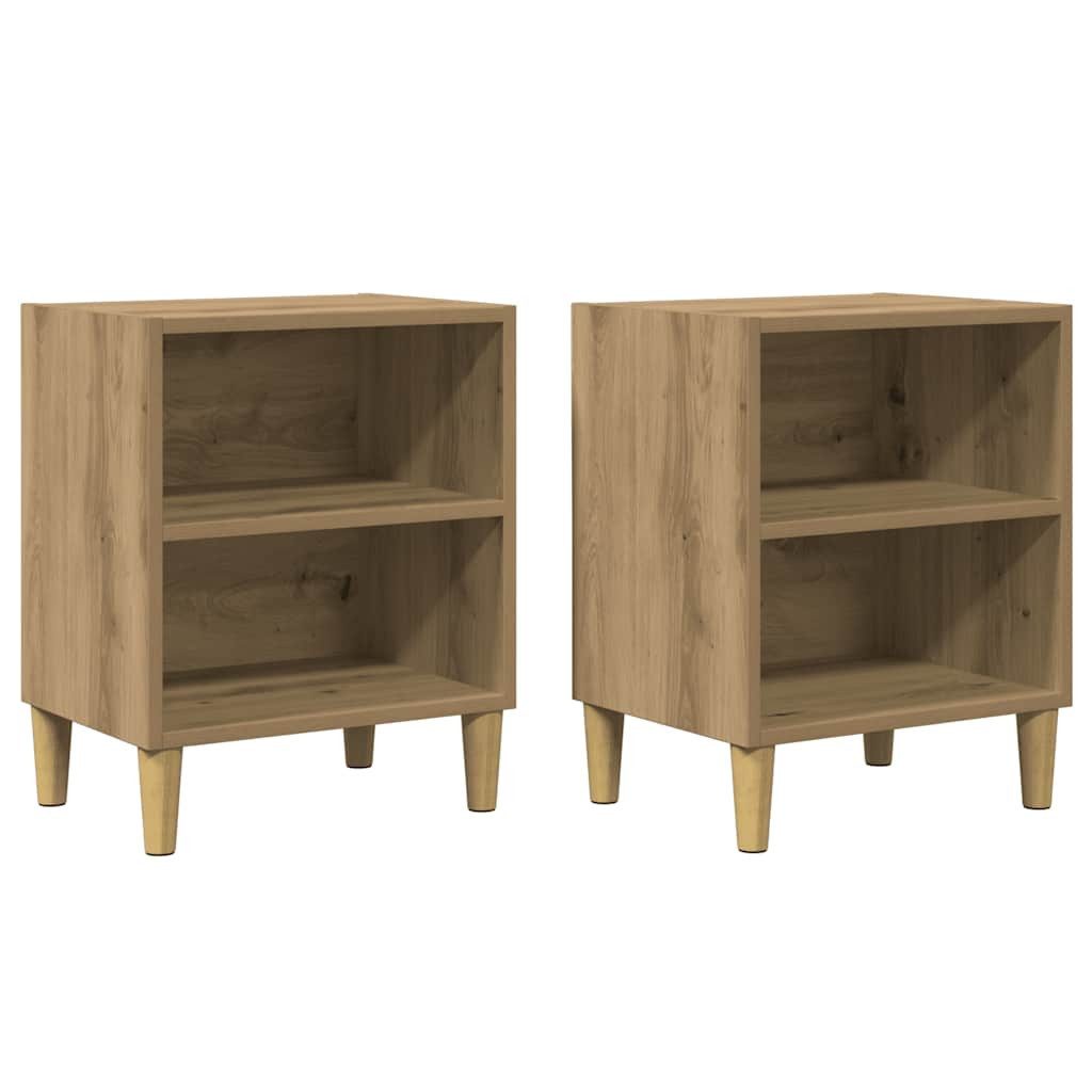 vidaXL Nachttisch Nachttische 2 Stk. Artisan-Eiche günstig online kaufen