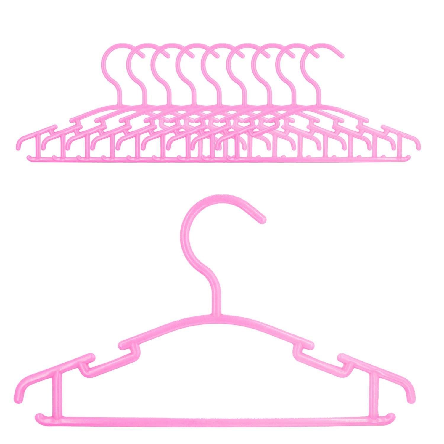 Intirilife Kleiderbügel, (Set, 10-tlg), 10x Kinderkleiderbügel für Kleidung von Babys Kleinkinder