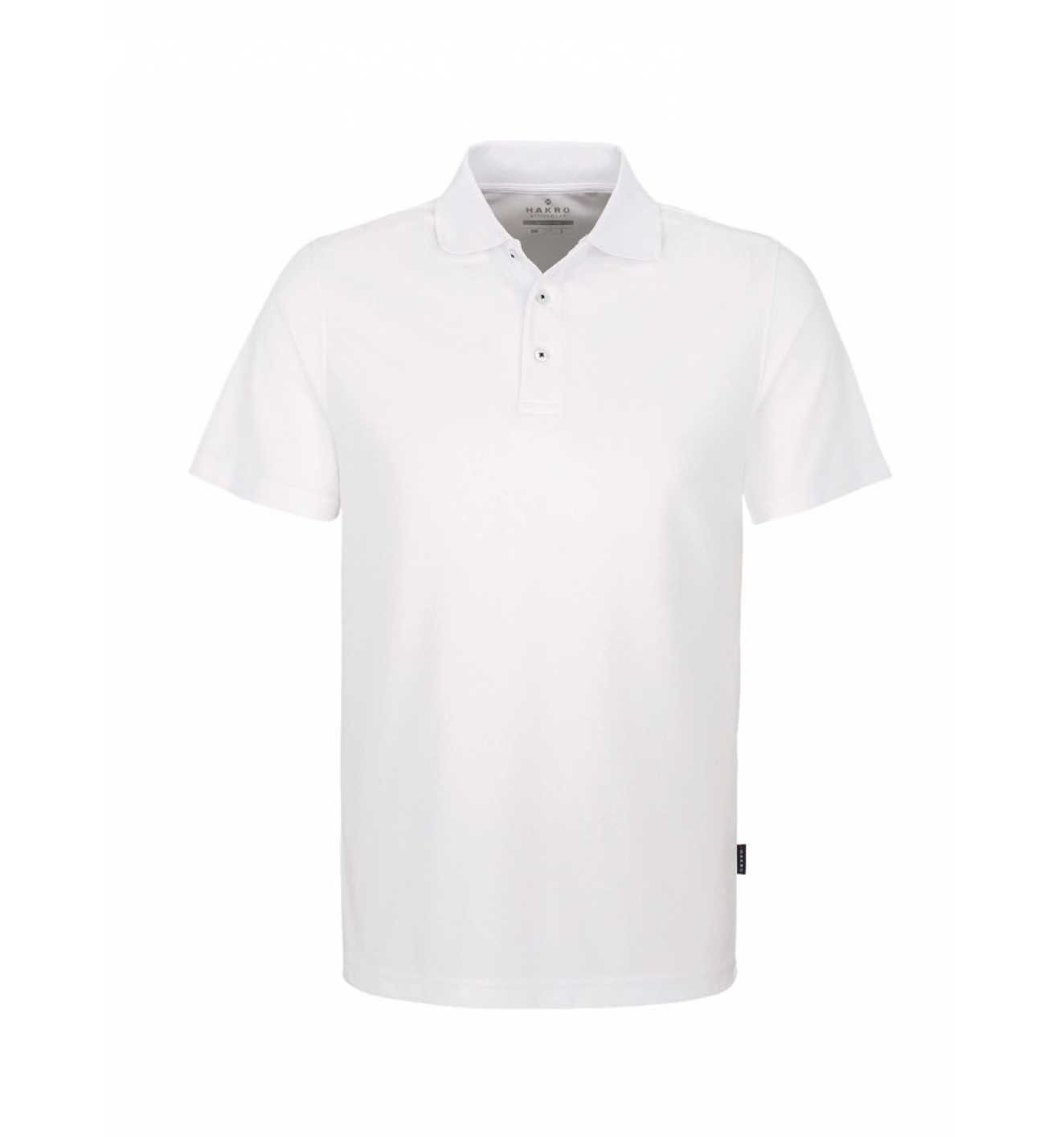 Hakro Poloshirt Coolmax #806 Herren (Kein Set, 1-tlg., 1er-Pack) sportlich körpernah geschnitten weiß