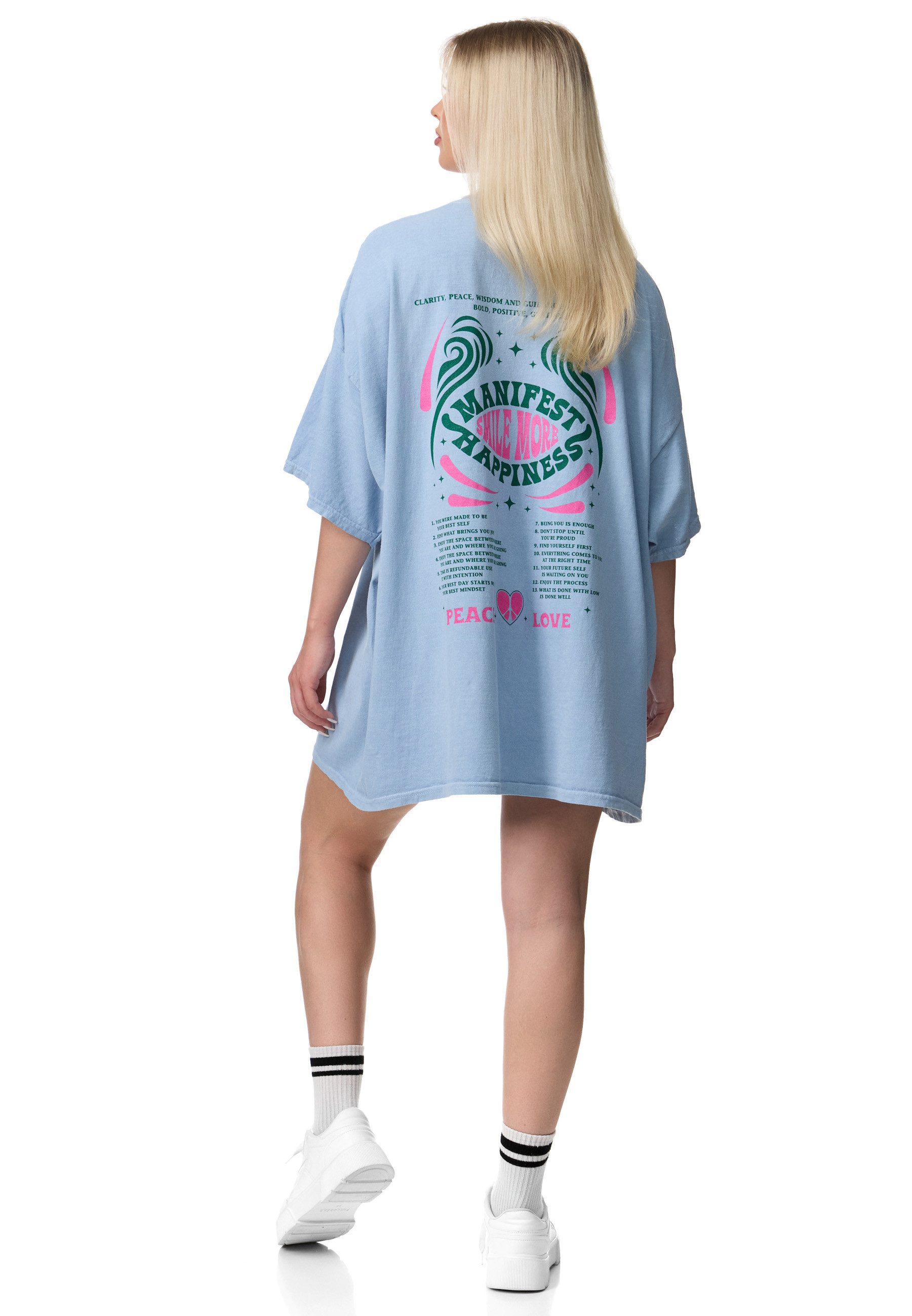 Worldclassca T-Shirt Worldclassca Oversized PEACE LOVE günstig online kaufen