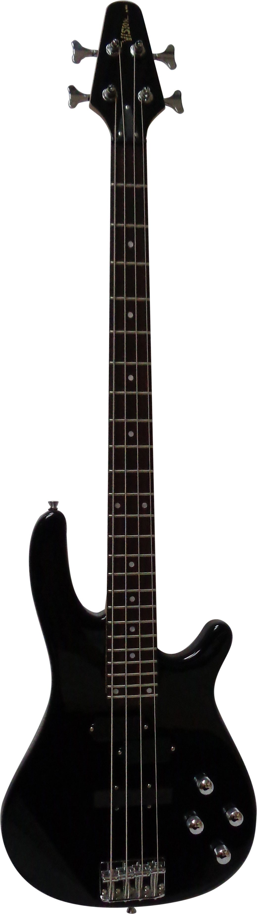 MSA E-Bass Elektrobass Long Scale - Singelcoil, Walnuss Griffbrett, Hochglanz poliert E Bass