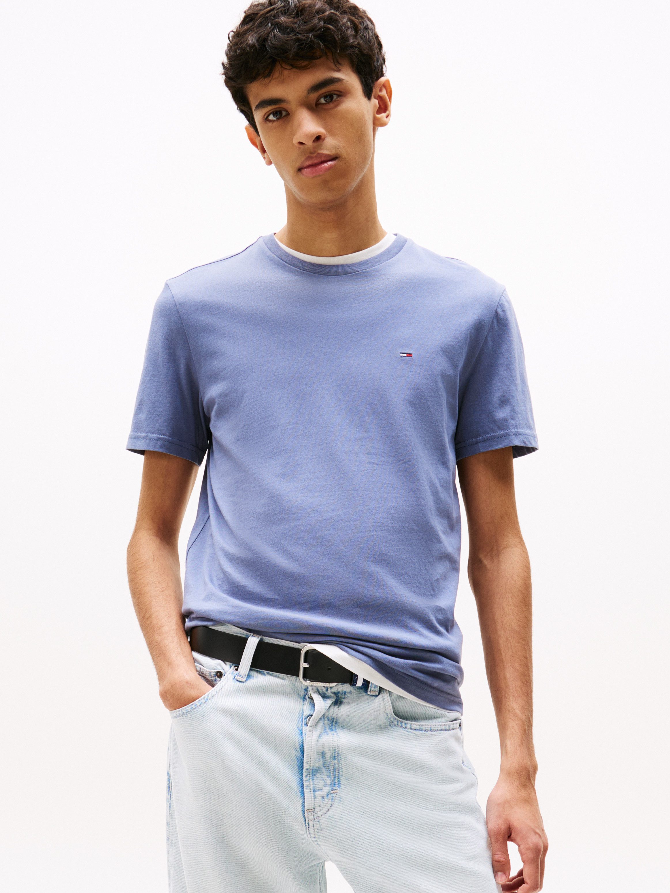 Tommy Jeans T-Shirt TJM XSLIM 3 PACK TEE Mit Rundhalsausschnitt günstig online kaufen