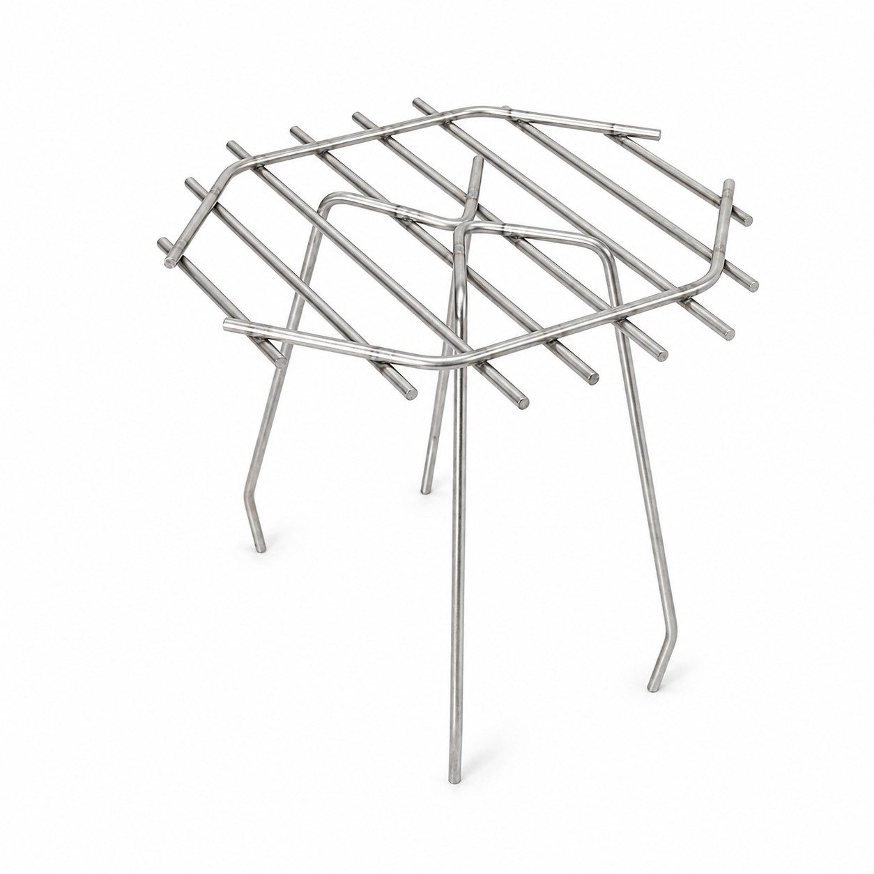 dekondo Vogel-Schreck Dohlenschutzgitter, Dohlengitter, Kaminschutzgitter, Kamingitter, Schutz vor Nestbau, aus Edelstahl für Schornsteine und Kamine, variabel einsetzbar durch biegsame Schenkel