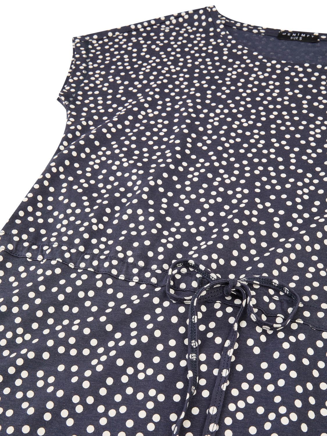 DENIMFY Sommerkleid Damen Kleid DFBella A-Linie Kurzarm Sommerkleid mit Rundhals-Ausschnitt – Bild 4 von 5