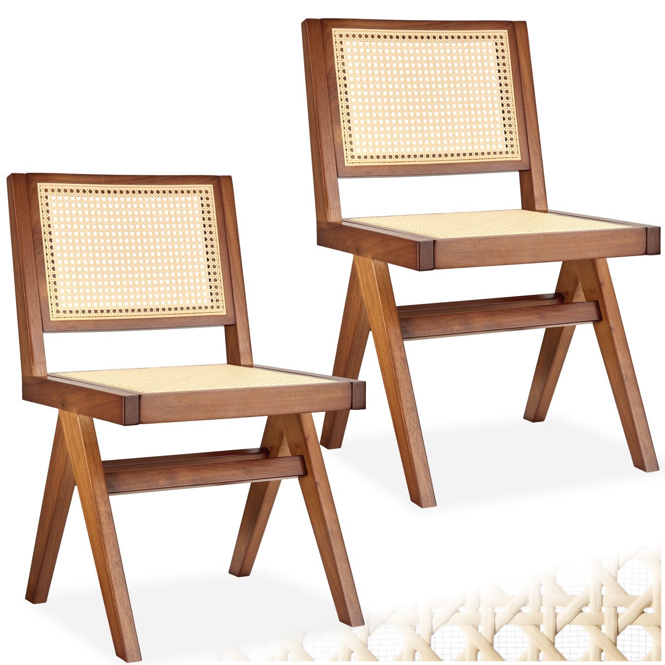 tectake Esszimmerstuhl Holzstuhl (Set., 2 St), günstig online kaufen