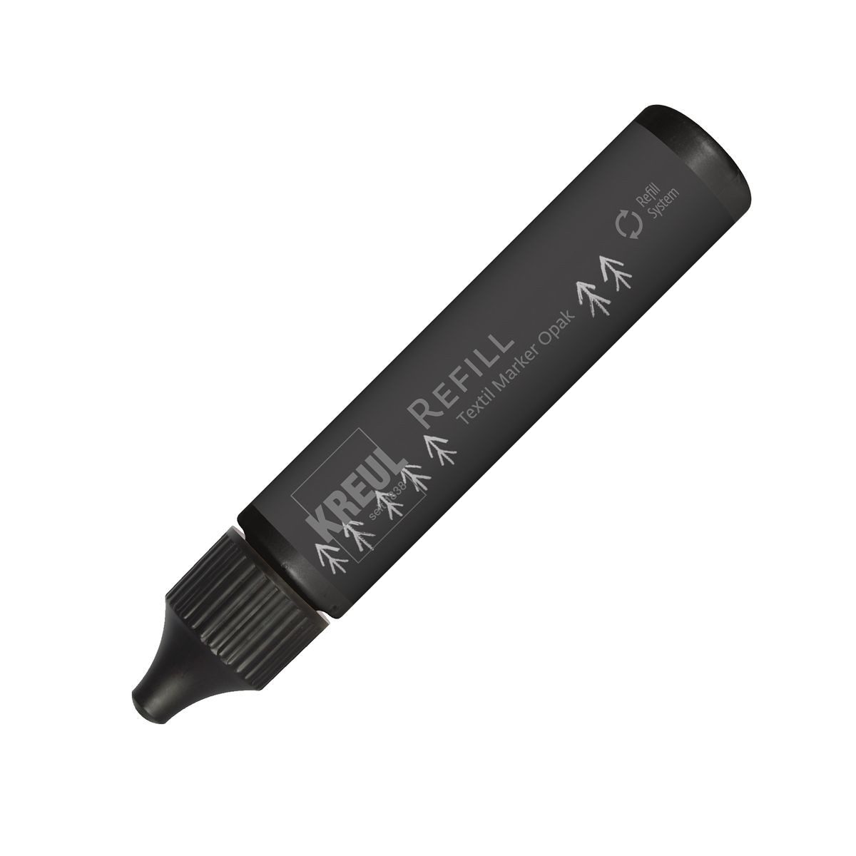 Textilmarker KREUL Nachfüllfarbe für Textilmarker Opak schwarz 25ml