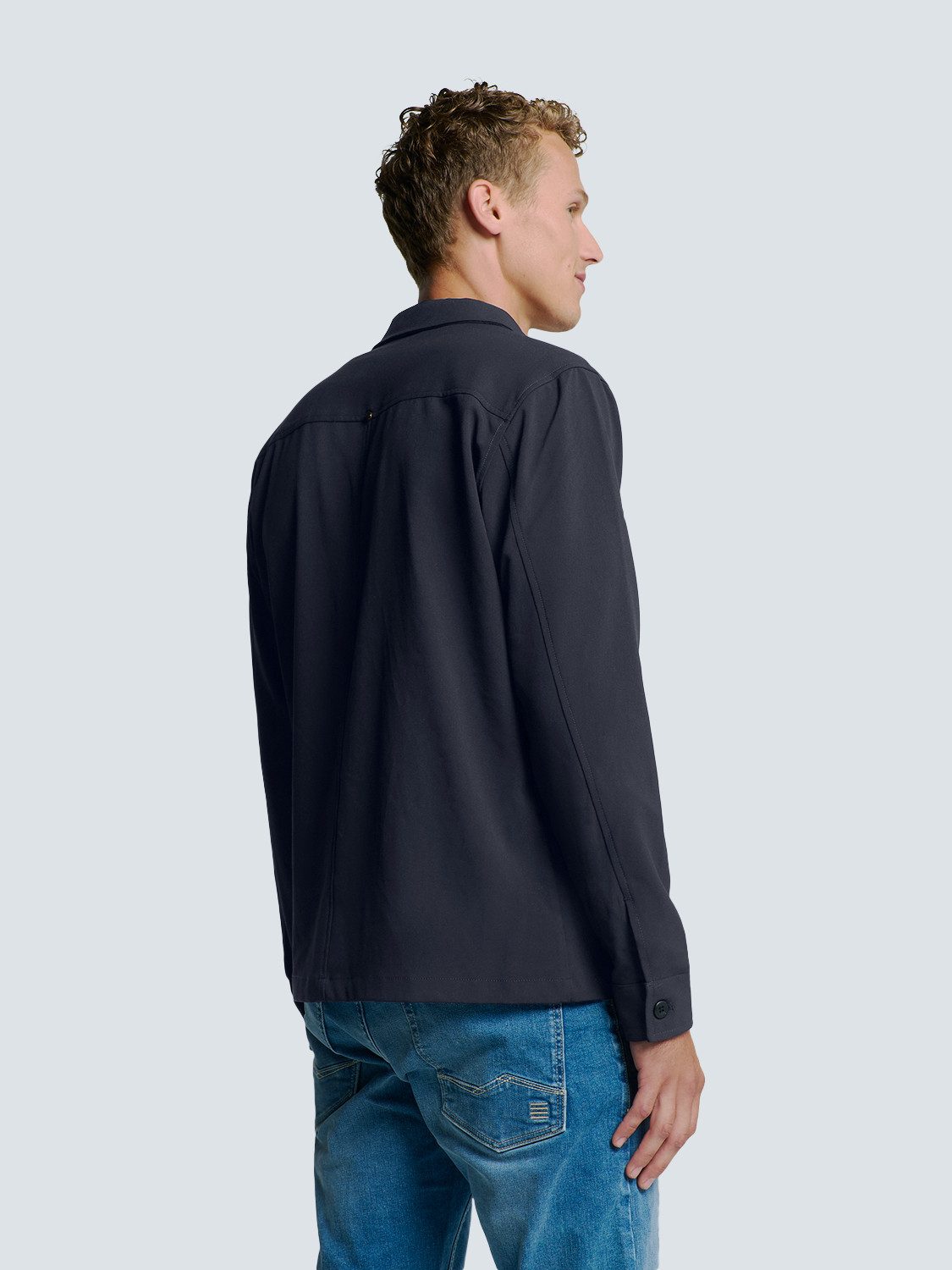NO EXCESS Langarmhemd No Excess Stretch günstig online kaufen
