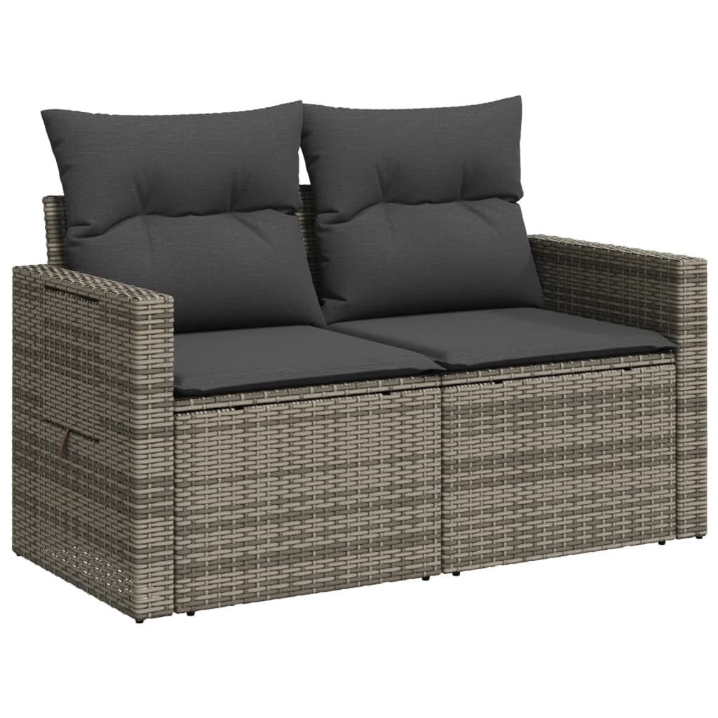 vidaXL Loungesofa Gartensofa 2-Sitzer mit Kissen günstig online kaufen