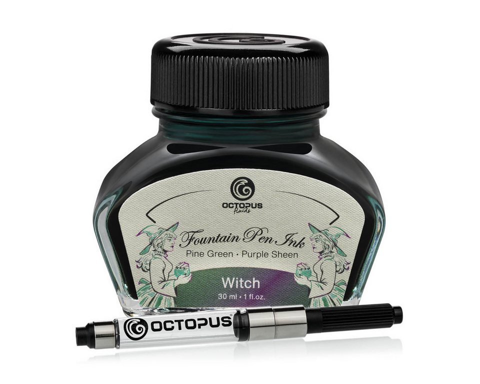OCTOPUS Fluids Barock 1910 Schreibtinte Kaviar, Füllertinte im 30ml Tintenfass Tintenglas (1-tlg., 1910 OCTOPUS Fluids Barock 1910 Schreibtinte Kaviar, Füllertinte im 30ml Tintenfass Tintenglas (1-tlg., 1910