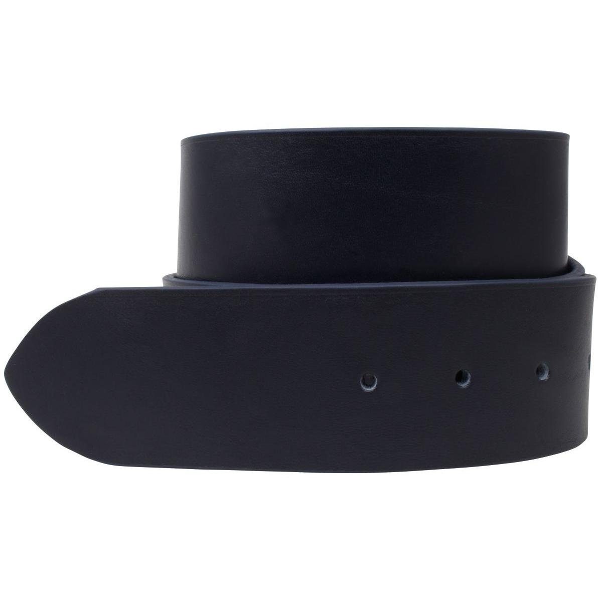 Ledergürtel Gürtel aus Vollrindleder ohne Schnalle 5 cm - Ledergürtel für Damen He