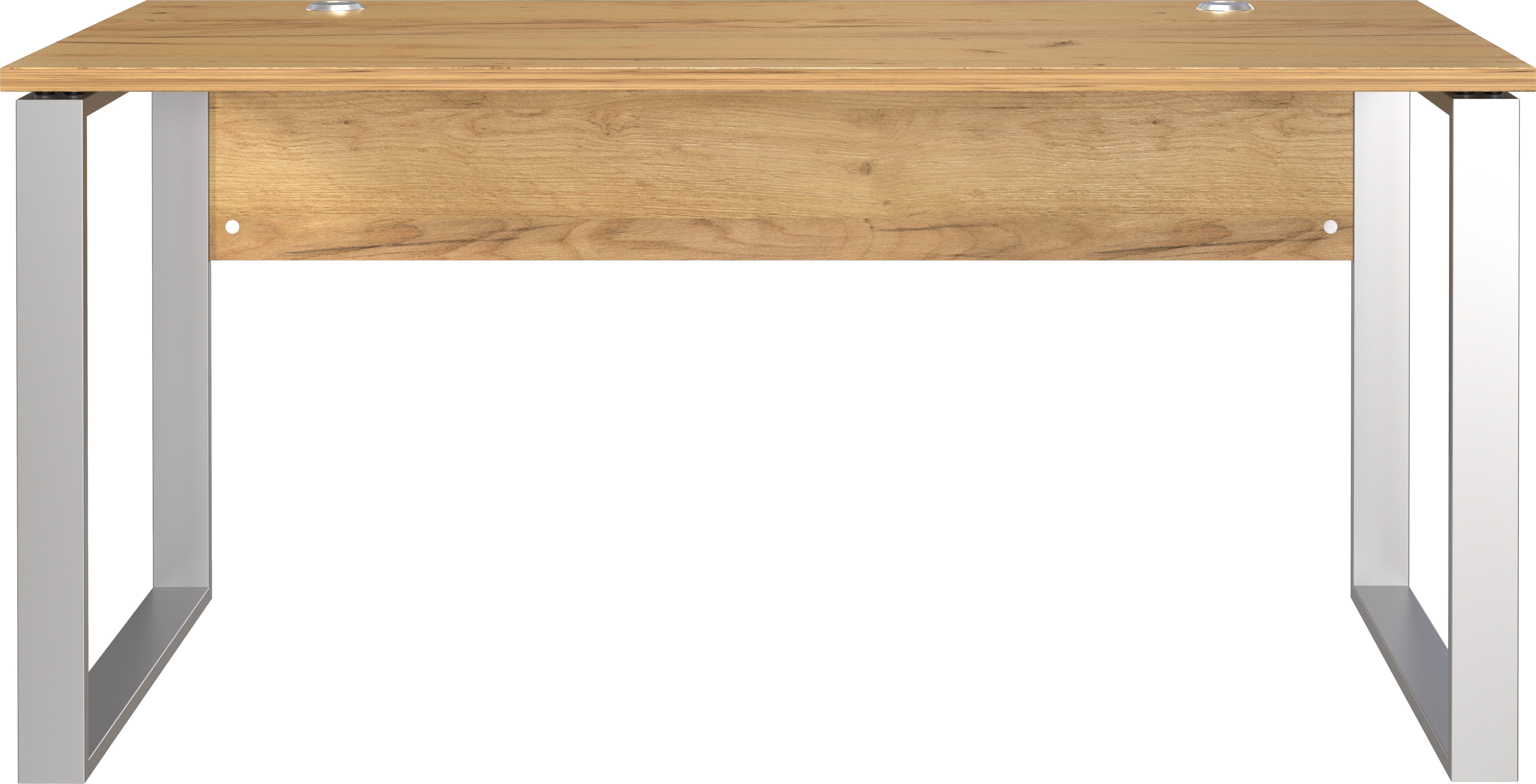 GERMANIA Schreibtisch Altino, Kufen aus Metall, 2x Kabeldurchlass, Breite 160 cm, Made in Germany