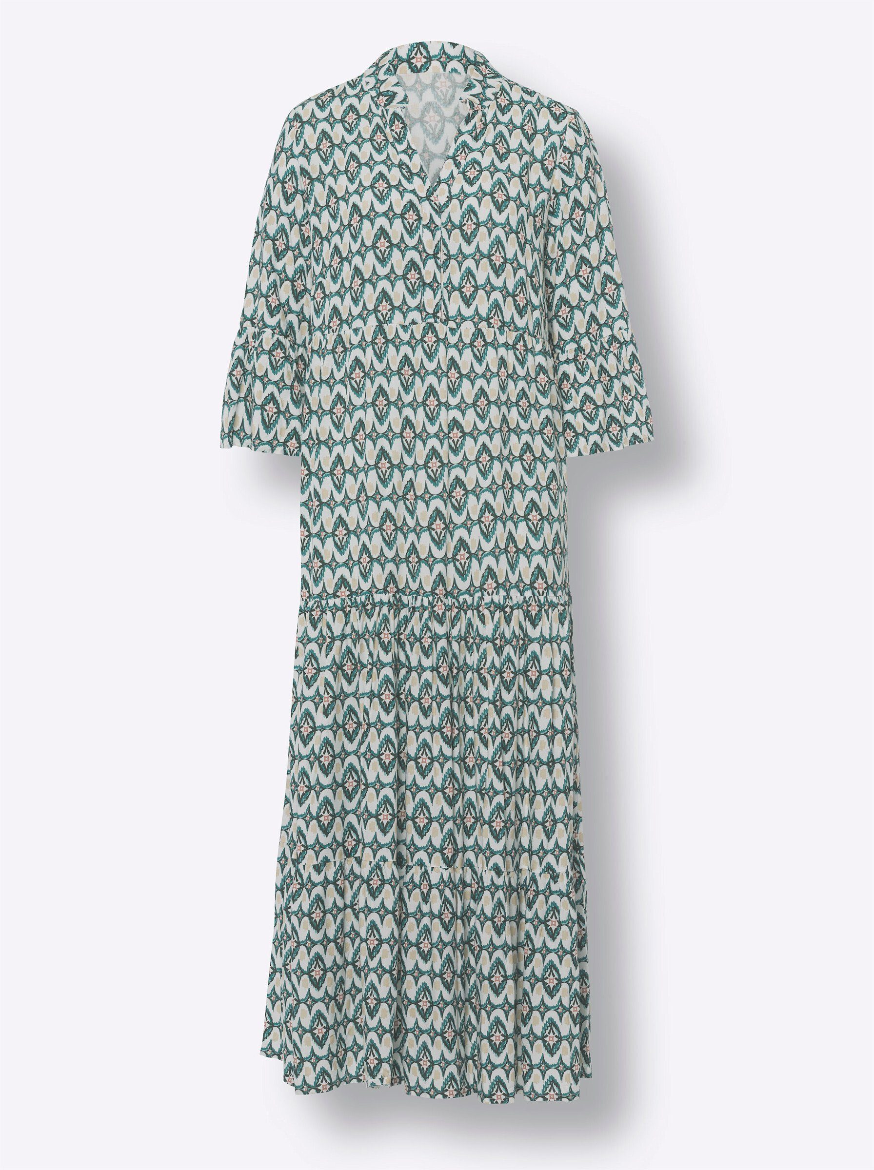 heine Etuikleid Druck-Kleid 3/4-Arm