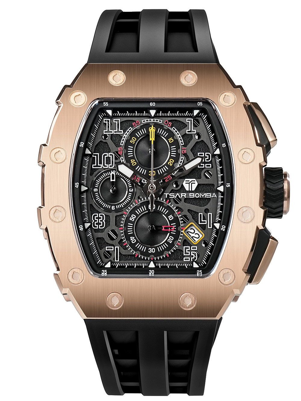 Tsar Bomba Quarzuhr Tsar Bomba TB8204Q-35 Herrenuhr Elemental Chronograph 44mm 5ATM Tsar Bomba TB8204Q-35 Herrenuhr Elemental Chronograph 44mm 5ATM