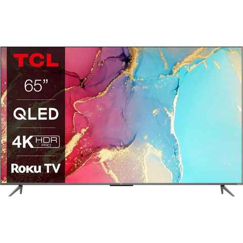 TCL 65RC630X1 QLED-Fernseher (164 cm/65 Zoll, 4K Ultra HD, Smart-TV, HDR Pro, HDR10+, Dolby Vision, Game Master, HDMI 2.1, ONKYO Sound)