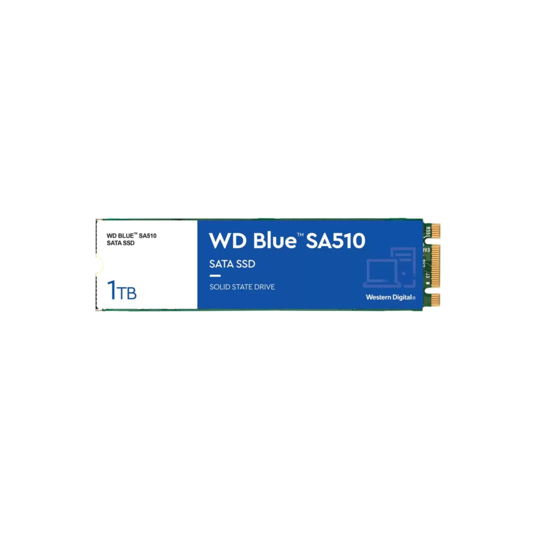 Sandisk WD Blue SA510 SSD-Festplatte (1 TB) M.2" 560 MB/S Lesegeschwindigkeit, 520 MB/S Schreibgeschwindigkeit