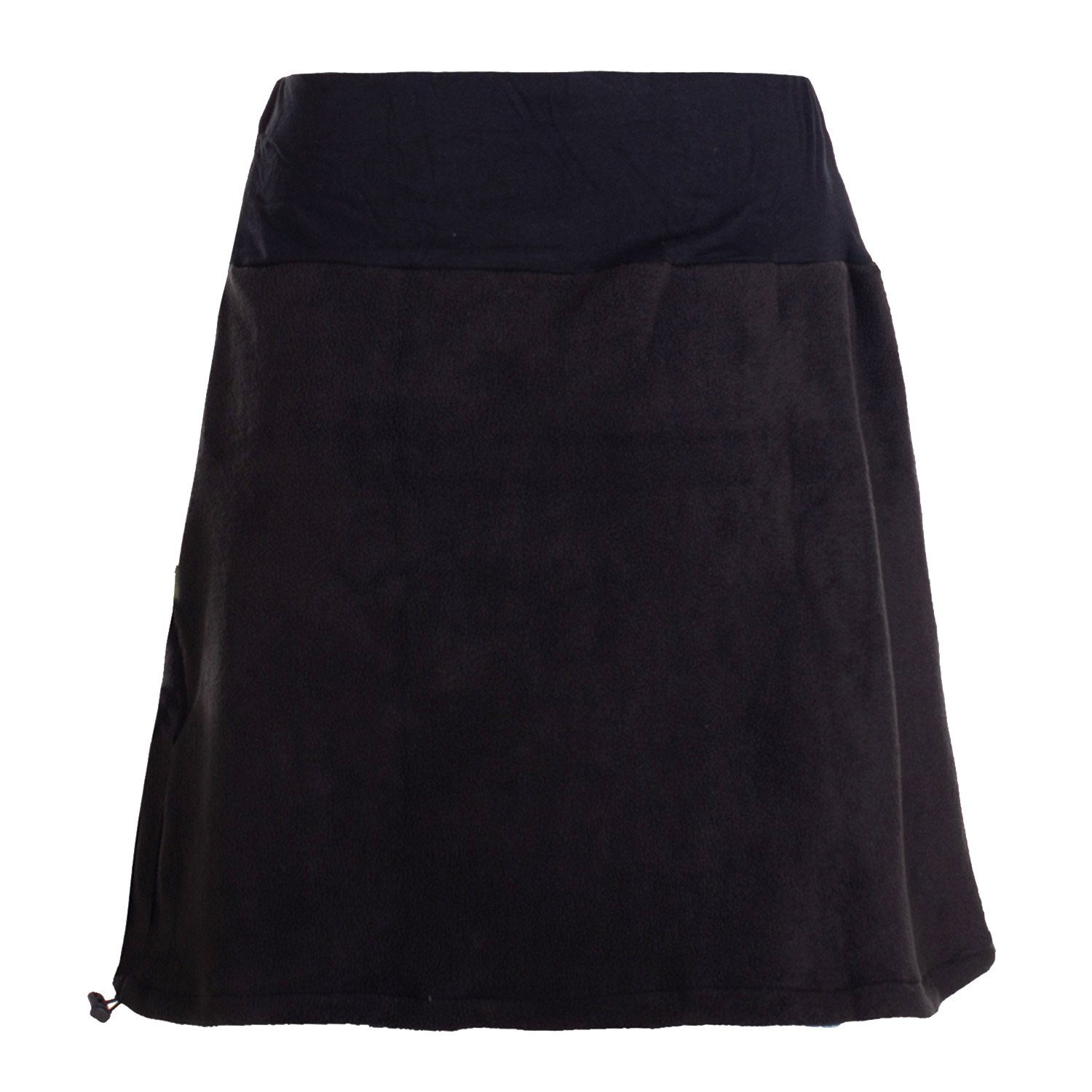Vishes Minirock Thermorock warmer Damen Winterrock kurz Minirock aus ECO-Fleece Hippei, Retro Style
