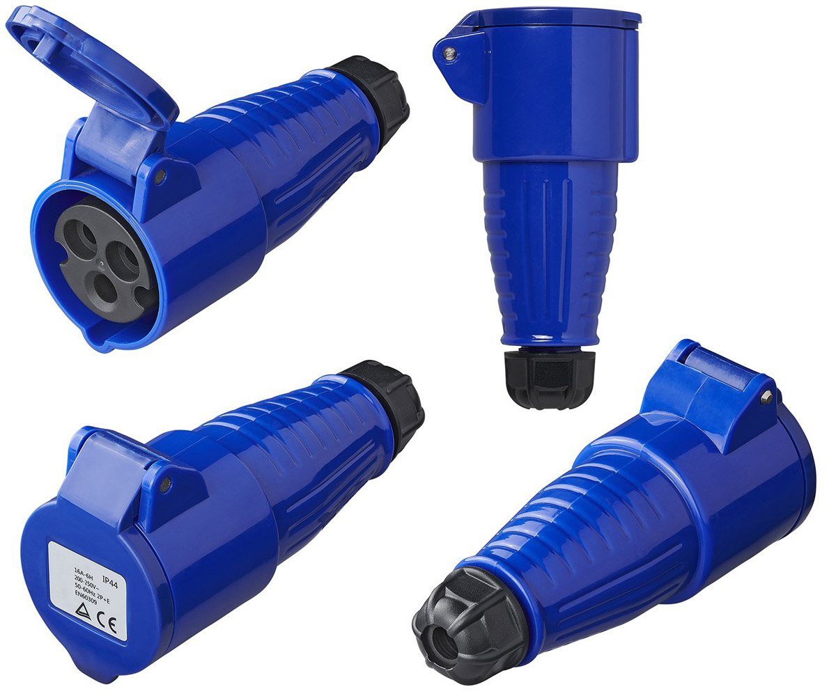 ProPlus CEE-Kupplung Robuste CEE-Kupplung 16A - Spritzwassergeschützte Buchse für Camping, (1-St)