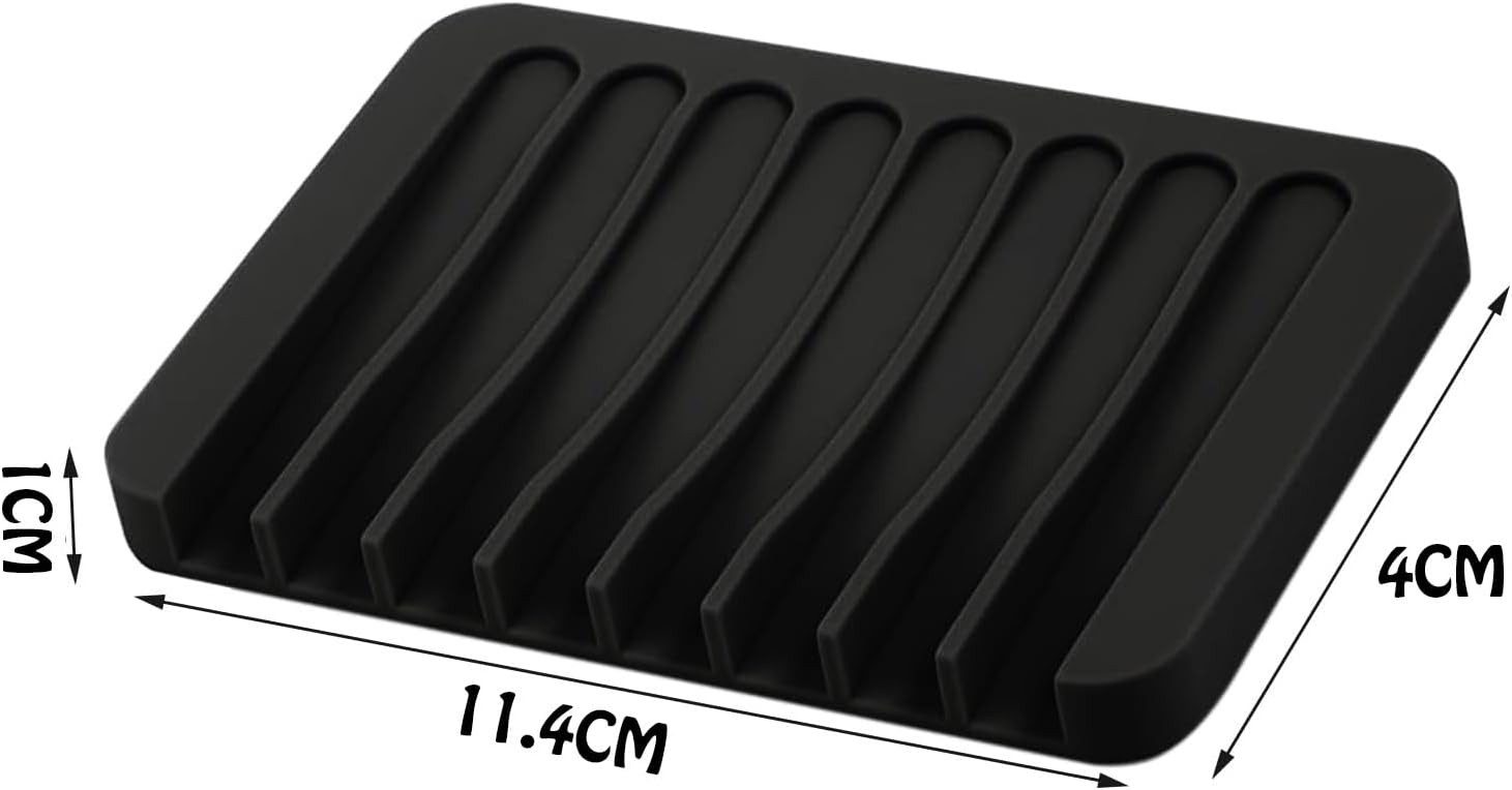 FELIXLEO Seifenschale 1 Stück Seifenschale Silikon,Seifenschale Schwarz, Se günstig online kaufen