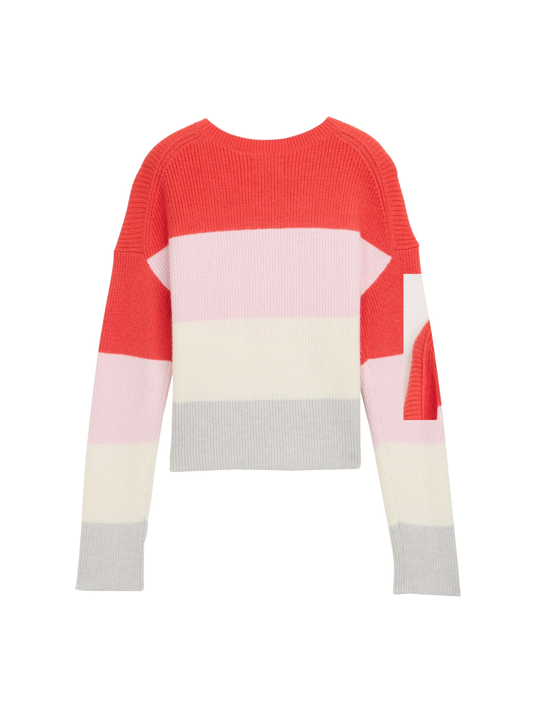 TOM TAILOR Strickpullover mit Colour Blocking günstig online kaufen