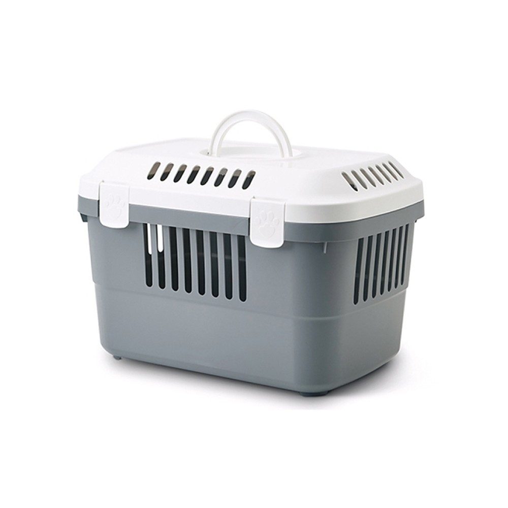 Savic Tiertransportbox Katzentransportbox Kleintierbox Tragekorb bis 5.0 kg, Öffnung von oben, Tragegriff, leicht, gut belüftet