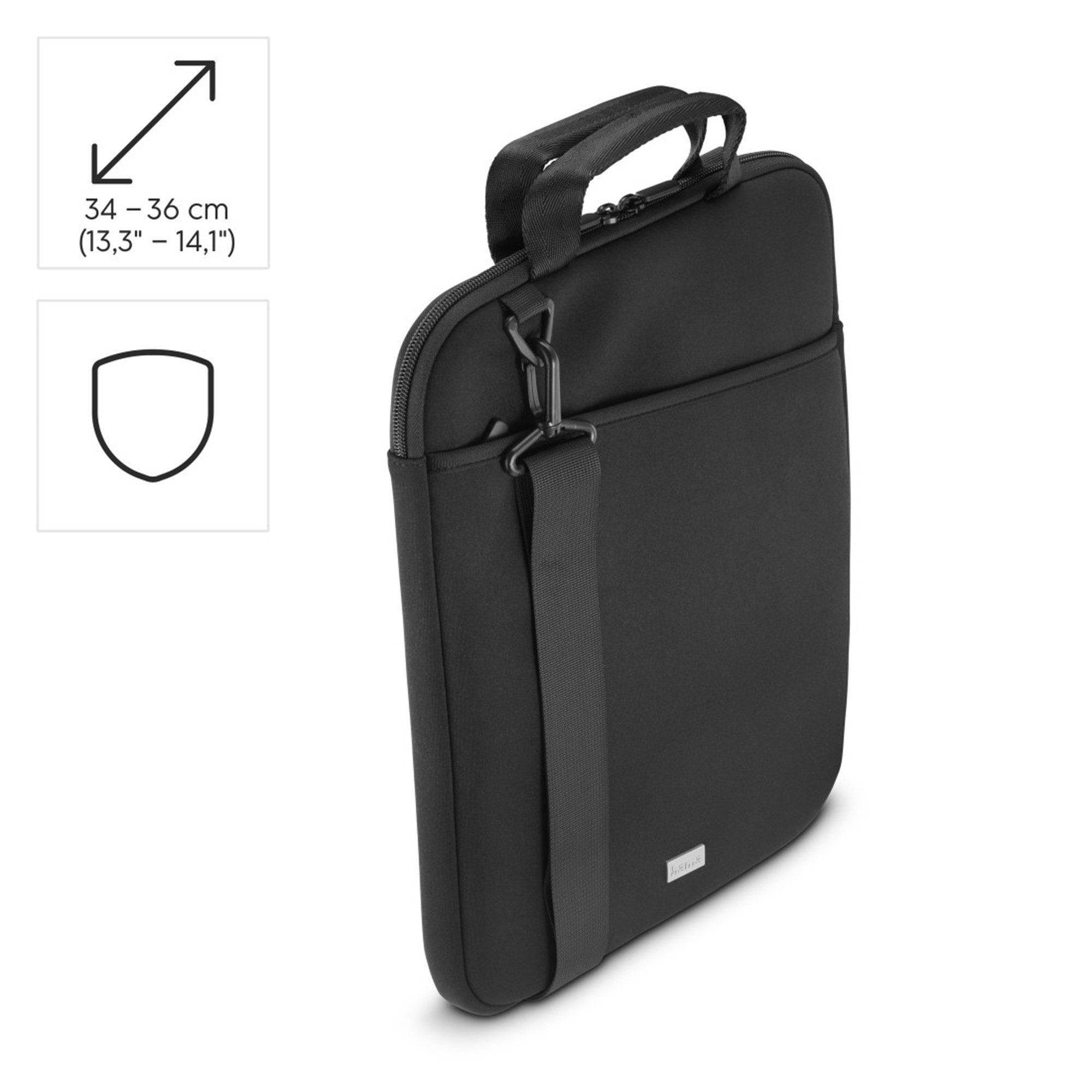 Hama Laptop-Hülle Business To Go, 34-36 cm (13,3"-14,1), Schwarz 34 - 36 cm (13,3'' - 14,1)