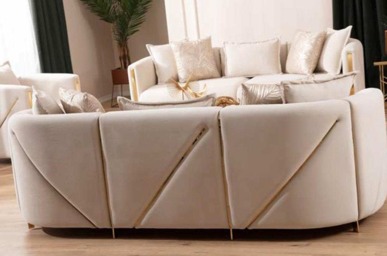 Sofa Modernes 3-Sitzer JVmoebel Polster Europe Dreisitzer 3 Luxus Sofas Möbel Made in Sitzer Textil,
