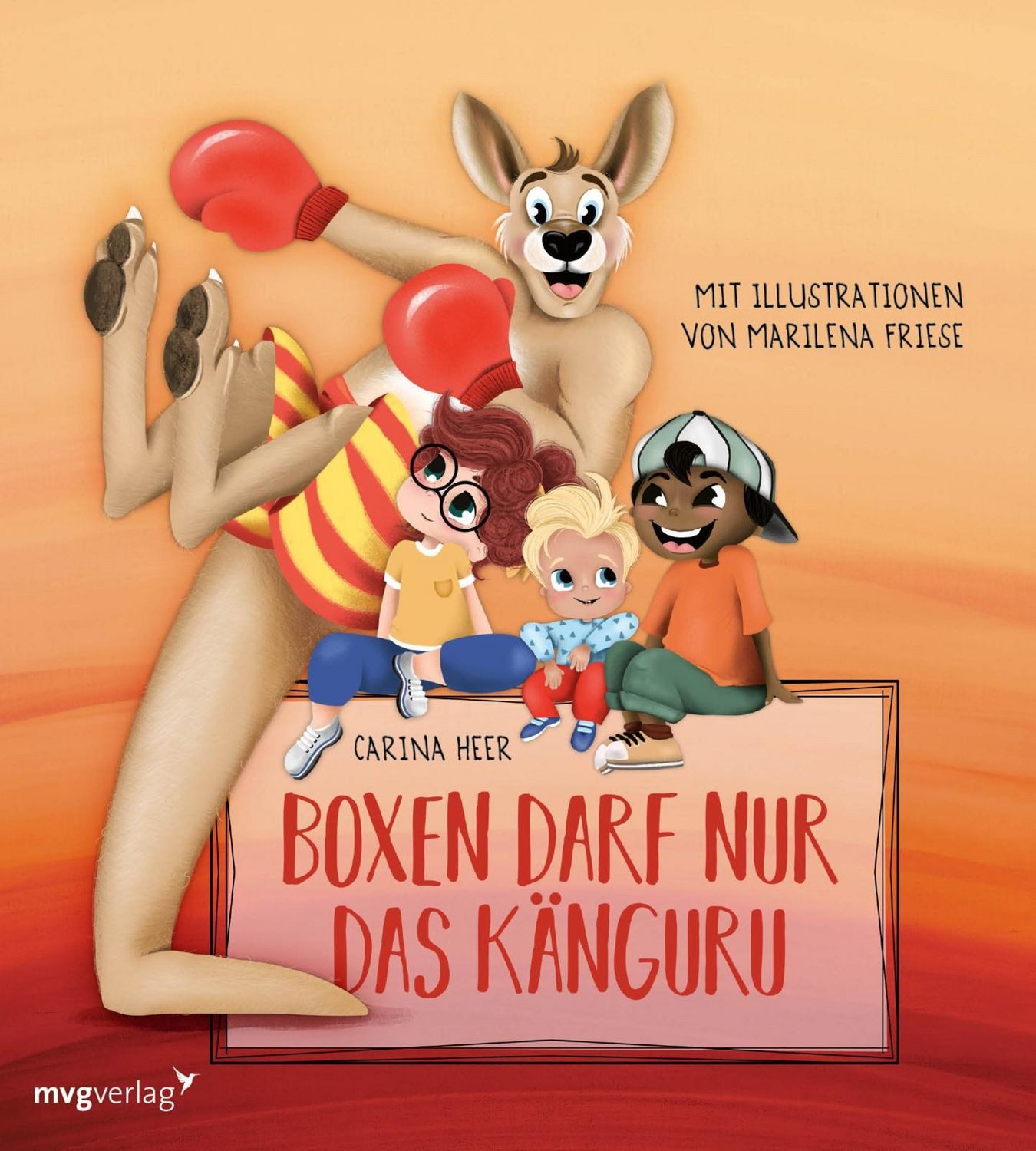 Boxen darf nur das Känguru – Pappbilderbuch / Carina Heer