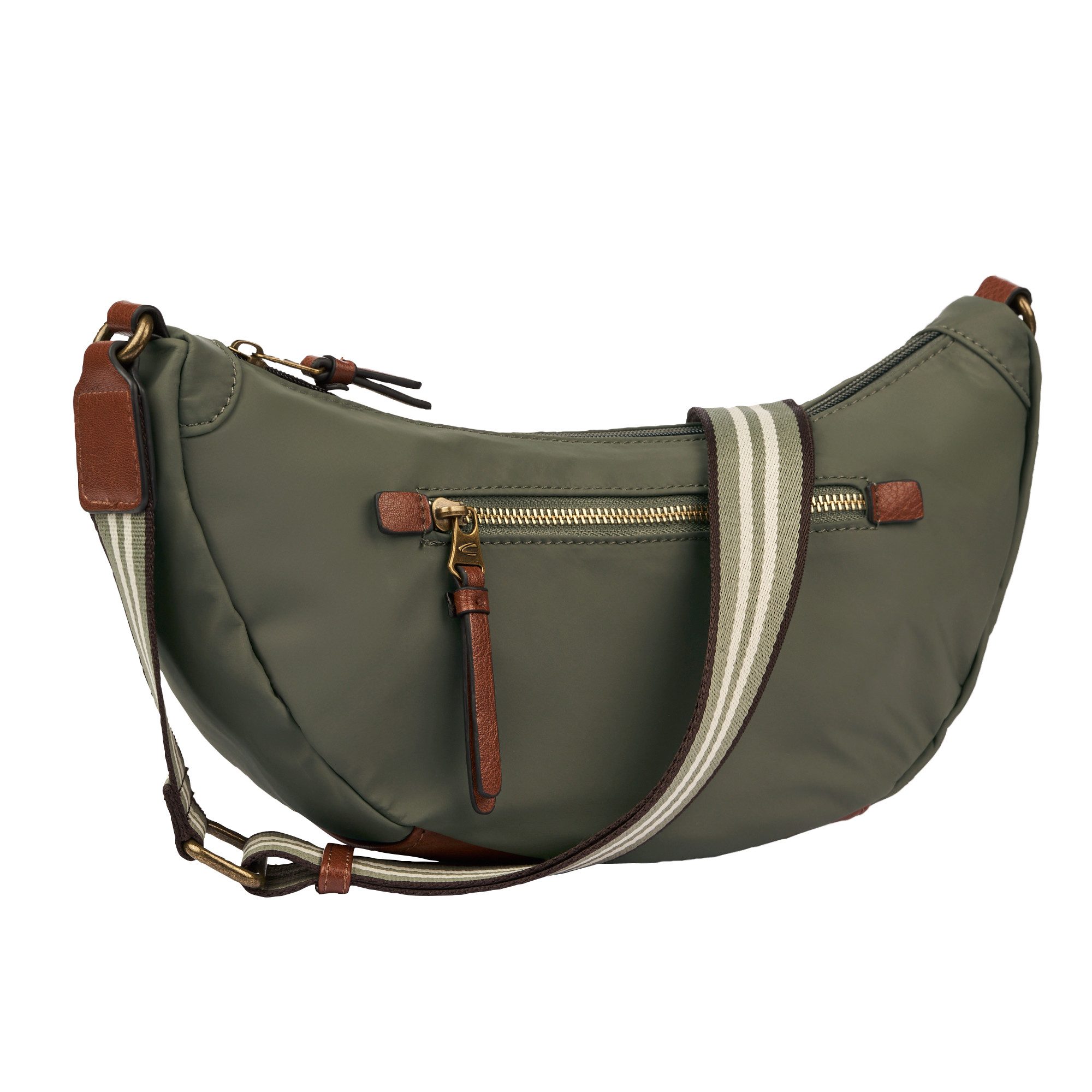 camel active Handtasche Bari, aus hochwertigem matten Nylon mit gestreiftem günstig online kaufen