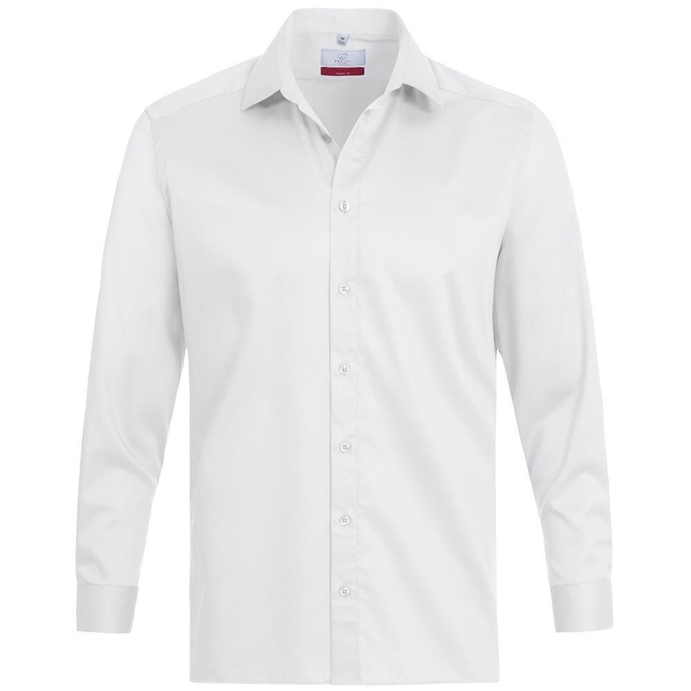Langarmhemd Greiff Corporate Hemd PREMIUM Herren OEKO TEX® Bügelfrei Weiß