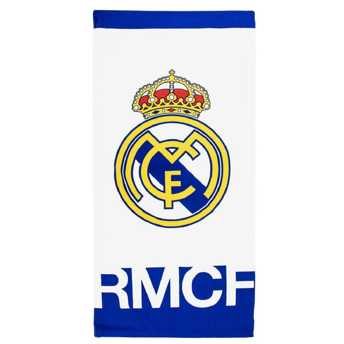 Real Madrid Strandtuch Badetuch 140x70 cm Polyester Handtuch für Fitness, Sport & Strand