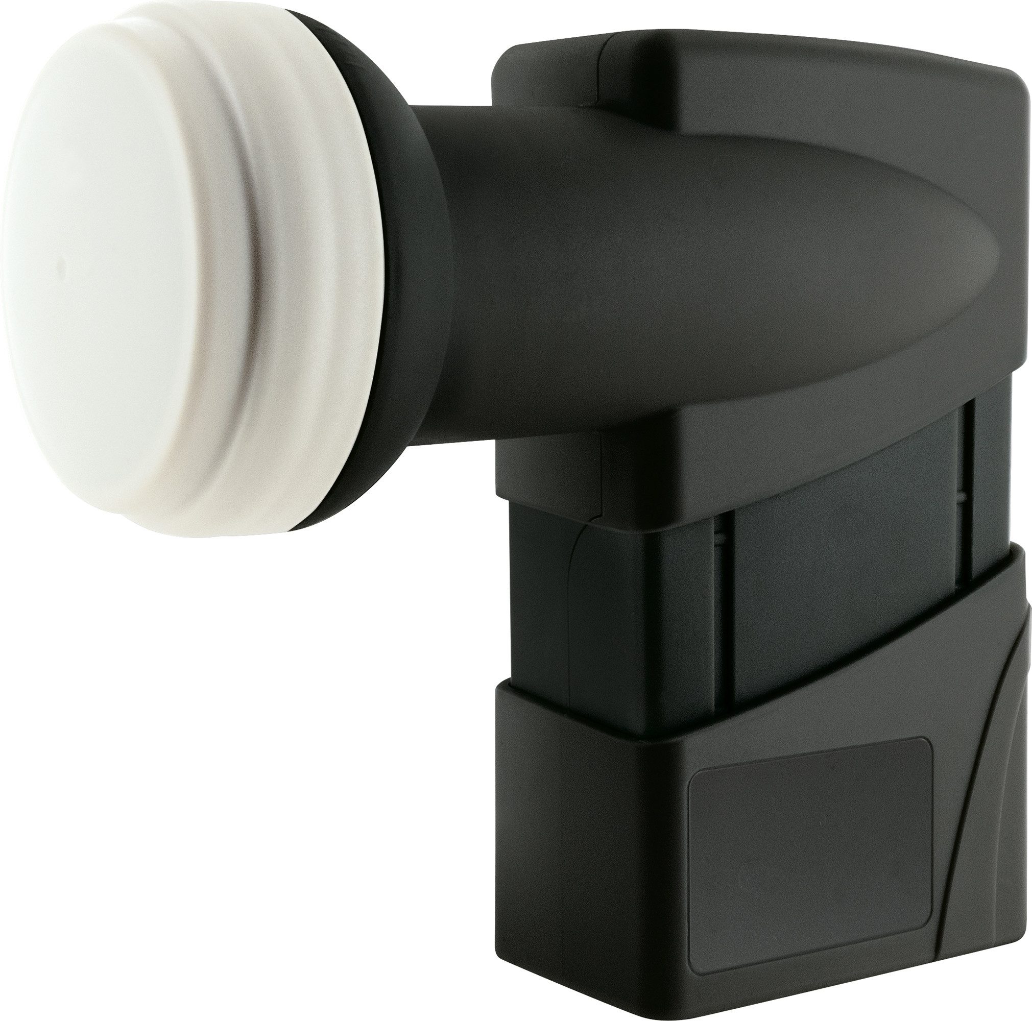 Schwaiger LNB2 Universal-Twin-LNB (für 2 Teilnehmer, herausziehbare Wetterschutzabdeckung, hellgrau)