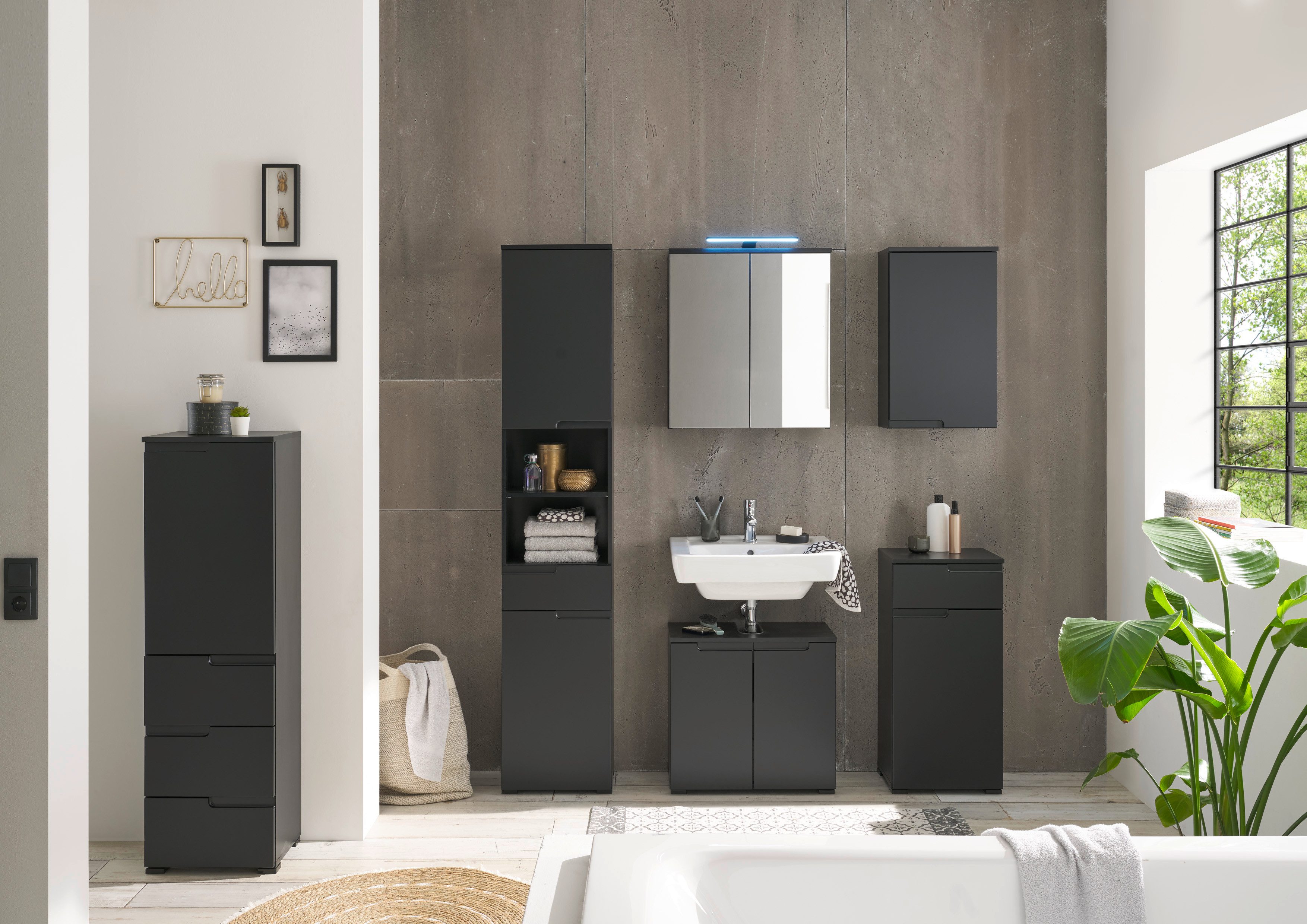 BASIC by Balculina Waschbeckenunterschrank Spice, Badezimmerschrank BxTxH 6 günstig online kaufen