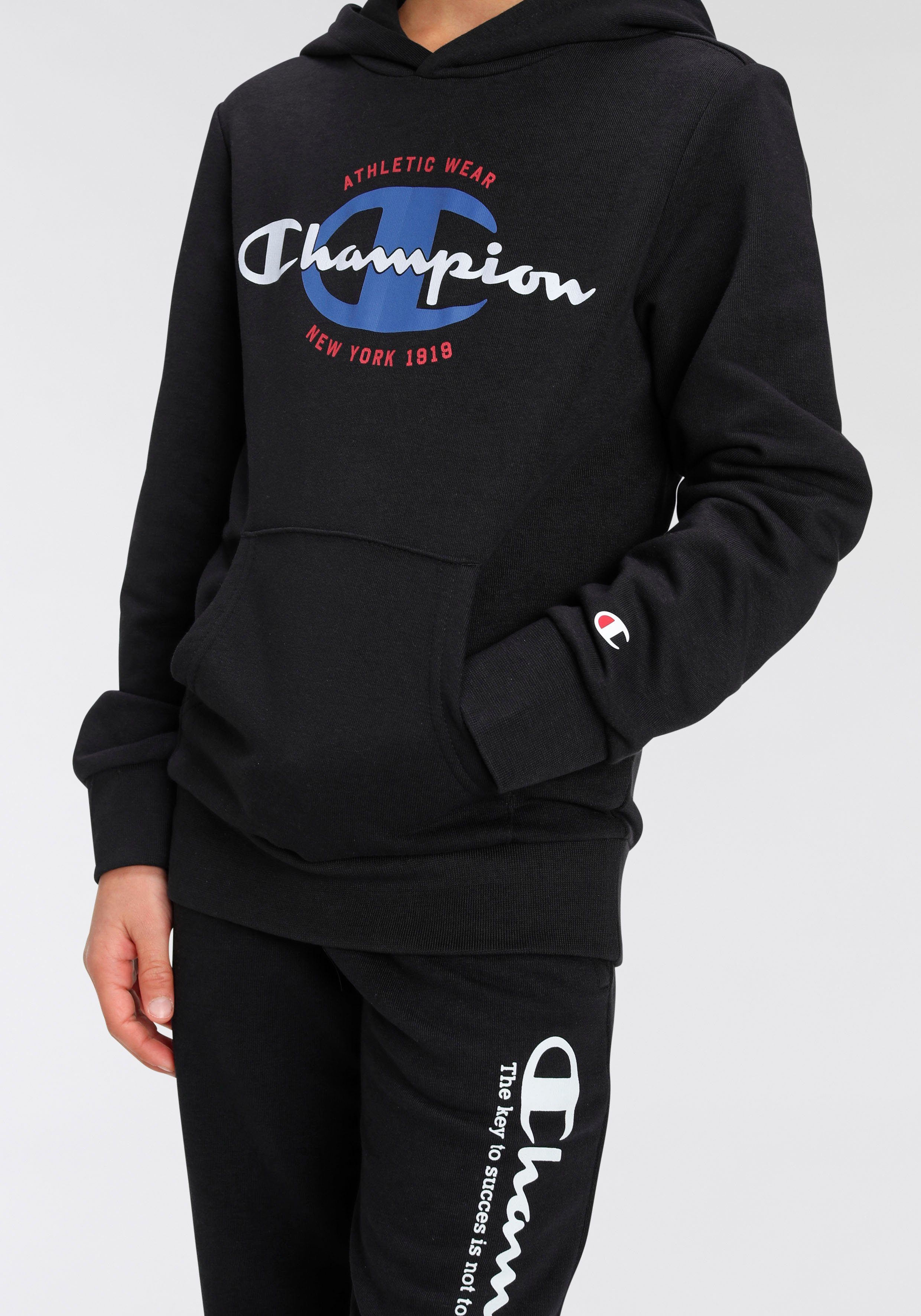 Champion schwarz Kapuzensweatshirt