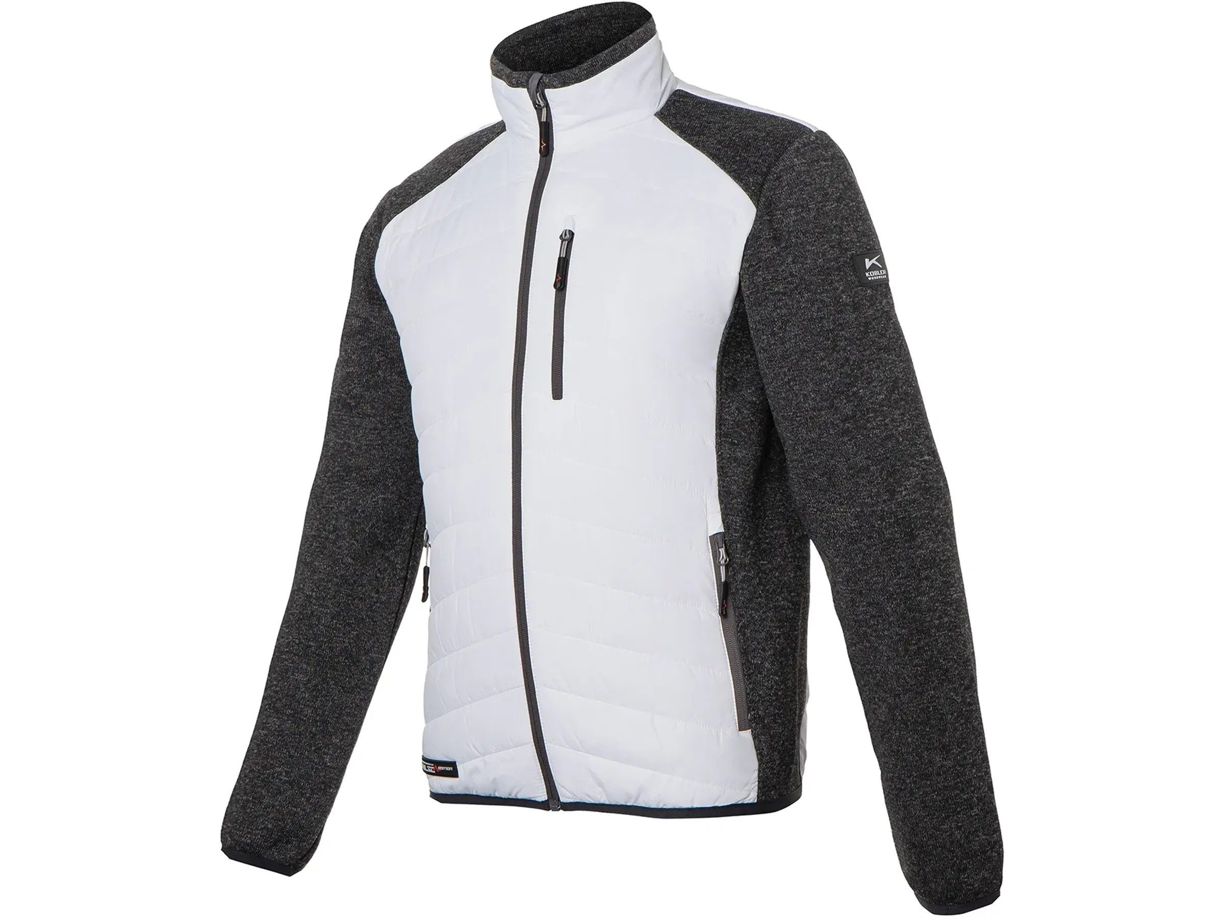 Kübler Arbeitsjacke workwear Hybridjacke PULSE TECH weiß Übergangsjacke