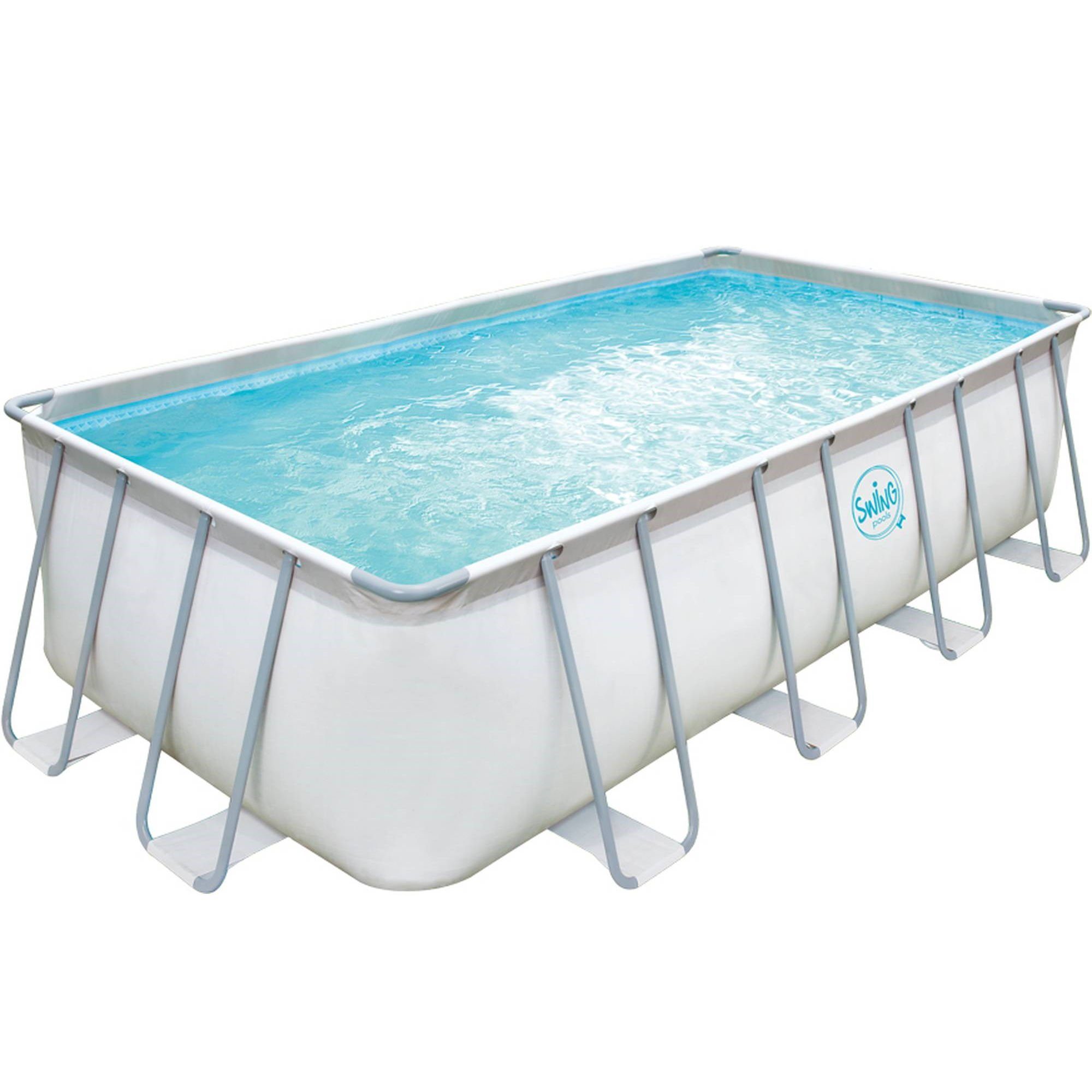 PolyGroup Framepool Polygroup Summer Waves Elite Frame Pool hellgrau r (Beckenset), Schneller Aufbau