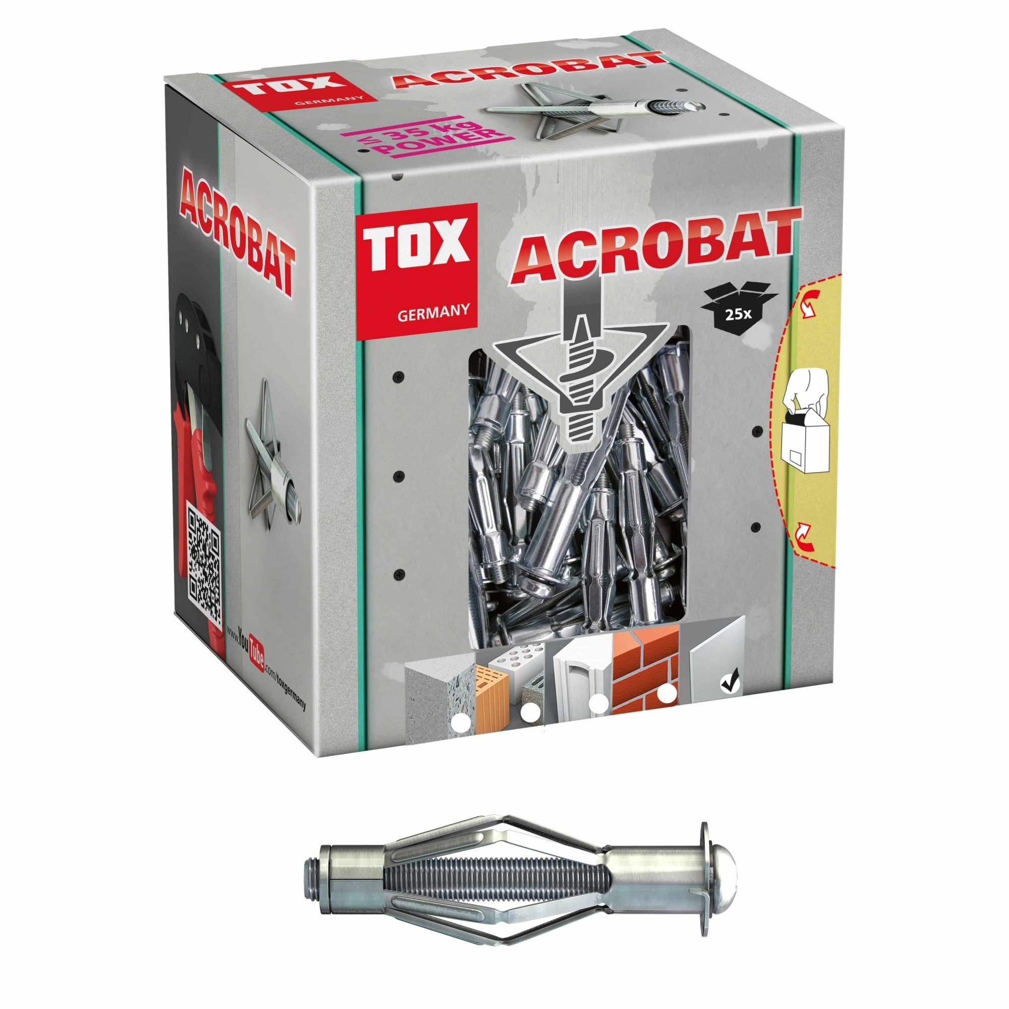 TOX-DÜBEL-TECHNIK Universaldübel, TOX Metall-Hohlraumdübel Acrobat