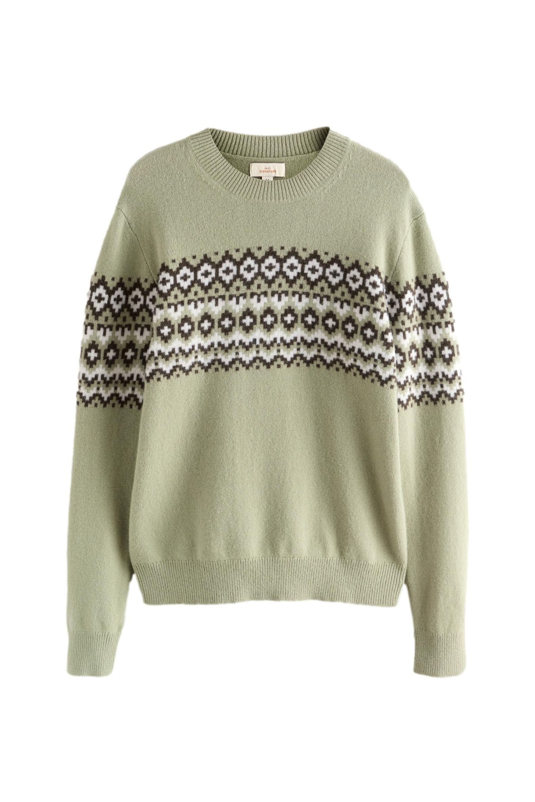 Next Norwegerpullover Regular Fit Signature Fairisle-Pullover, Merino (1-tl günstig online kaufen
