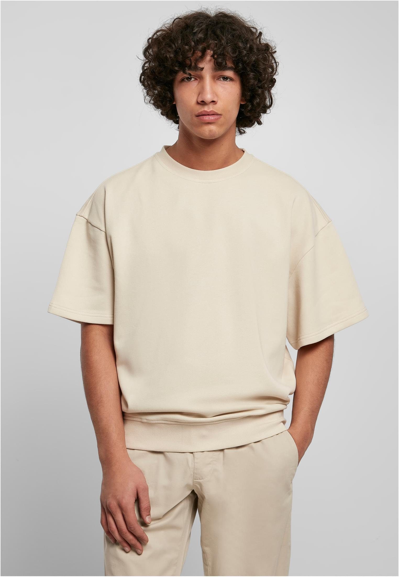 URBAN CLASSICS Kurzarmshirt Herren Oversized Shortsleeve Crew (1-tlg) softseagrass