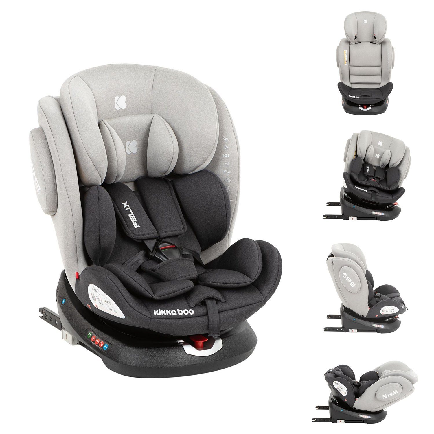 Kindersitz 0-36kg mit ISOFIX Autokindersitz Kinderautositz Gruppe 0+1+2+3 Petex® 