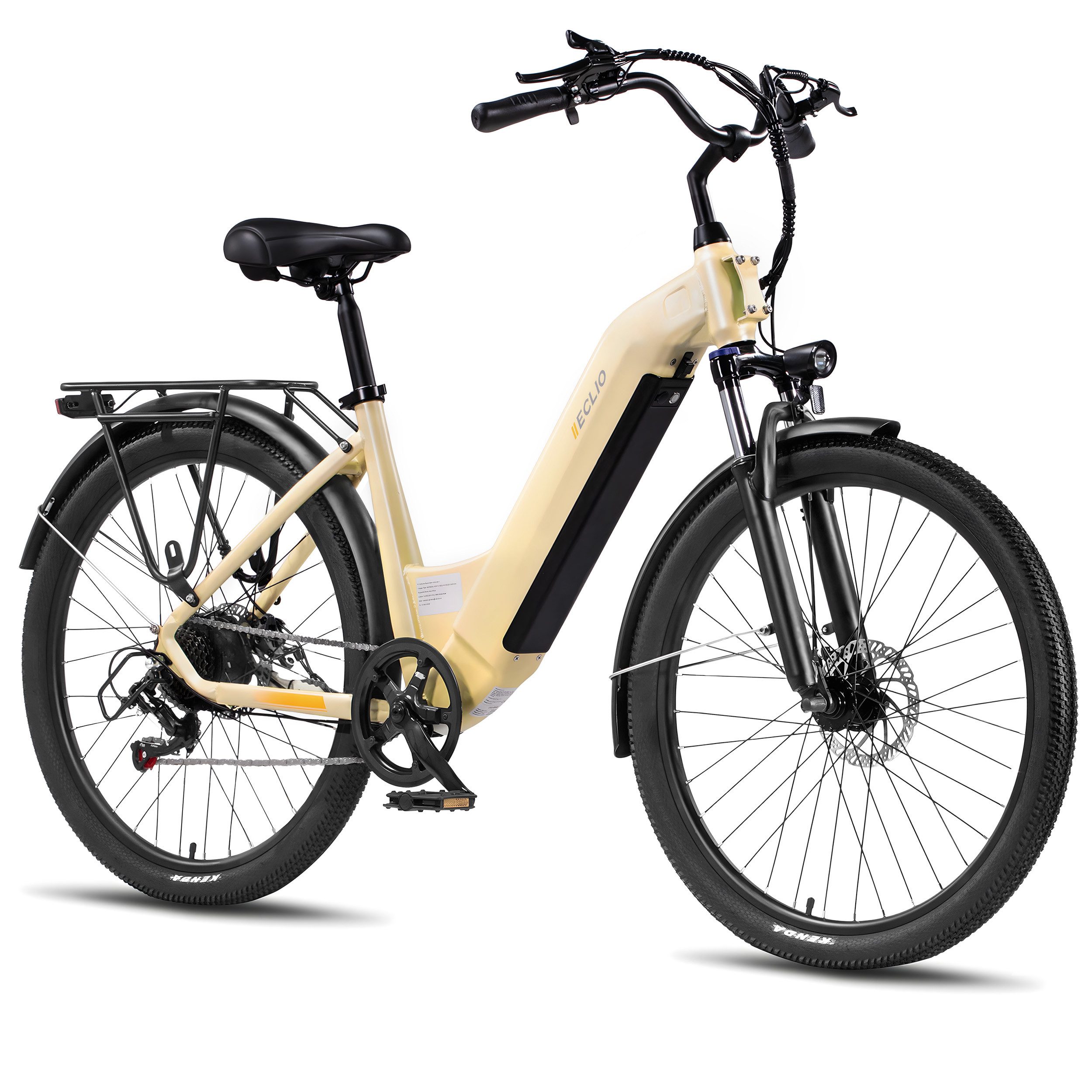 Vankel E-Bike Cityrad e bike für herren 26 zoll 18.2AH 36V 655WH damen 120km Elektrofahrrad, Kettenschaltung, Heckmotor, 655 Wh, (Beleuchtungsset mit Batterieladegerät, Batterieschlüssel, Werkzeug), Komfortables Stadtrad mit Scheibenbremsen & 26" Bereifung für Pendler