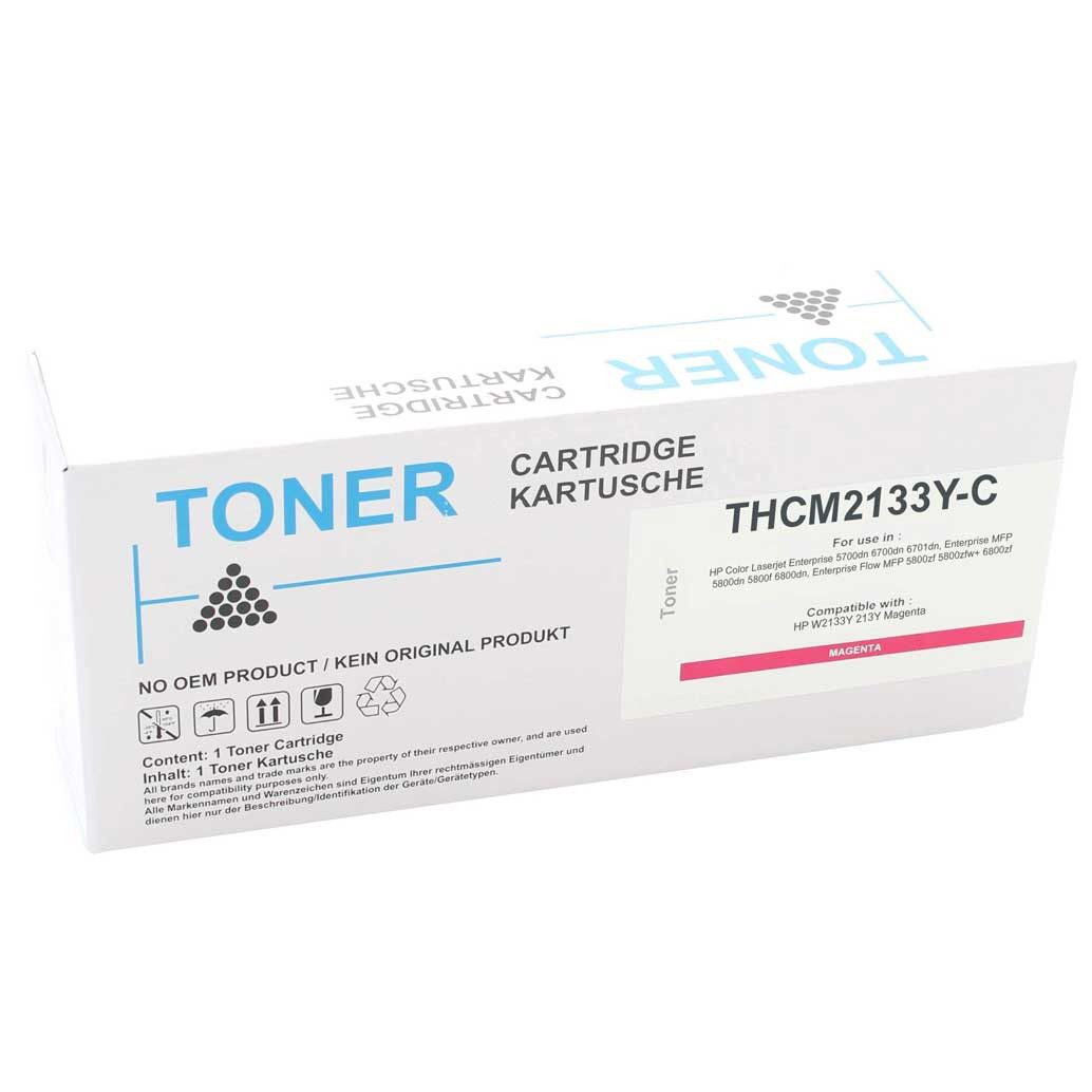 ABC Tonerkartusche Kompatibler Toner für HP 213Y W2133Y Magenta Color Laserjet Enterprise