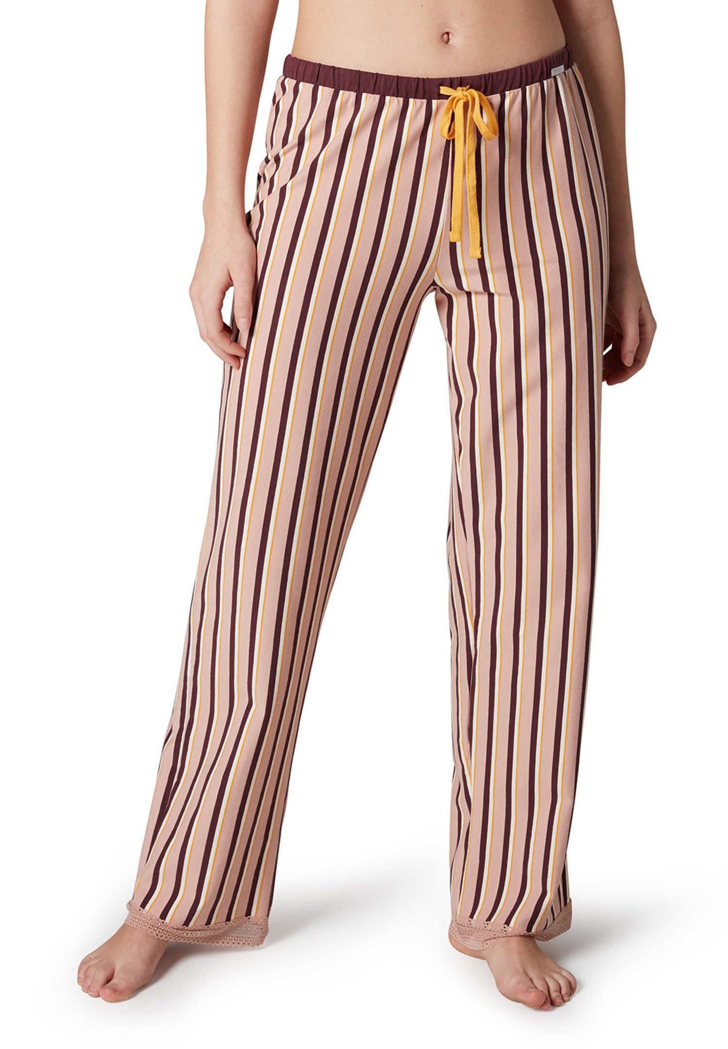 Skiny Pyjamahose Damen Schlafanzughose modisch (1-tlg) Modisches Design