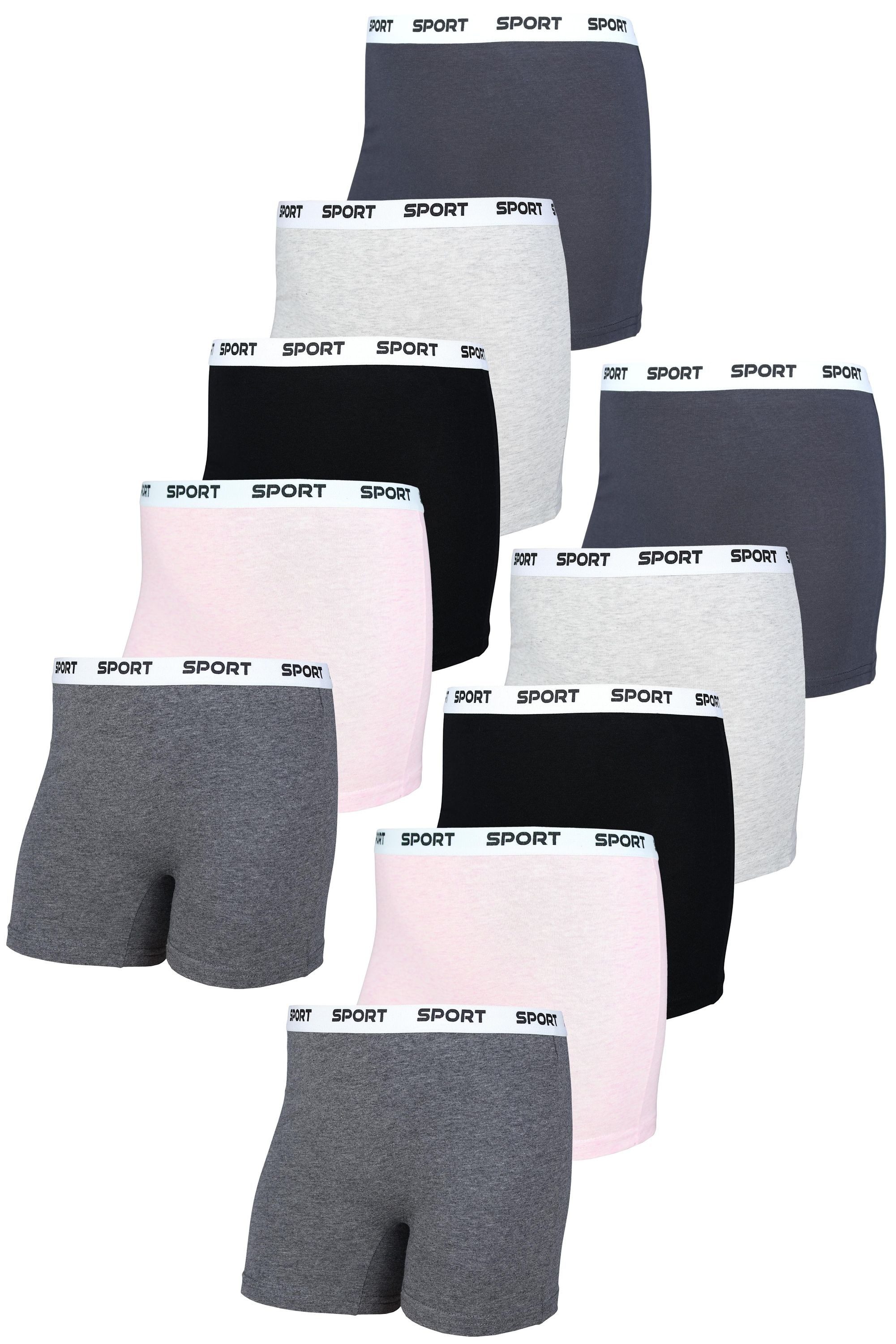 TupTam Boxershorts TupTam Unterhosen Mädchen Shorts 10er Pack