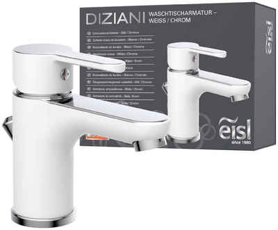Eisl Waschtischarmatur Diziani mit Zugstange, Wasserhahn mit Ablaufgarnitur, Mischbatterie