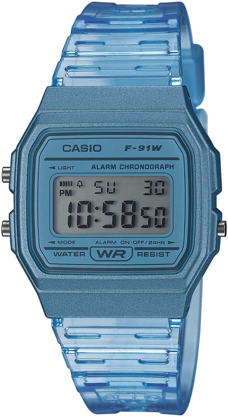 CASIO Quarzuhr Damen- und Herrenuhr - Serie: Collection - Casio Modell: F-91WS-2EF