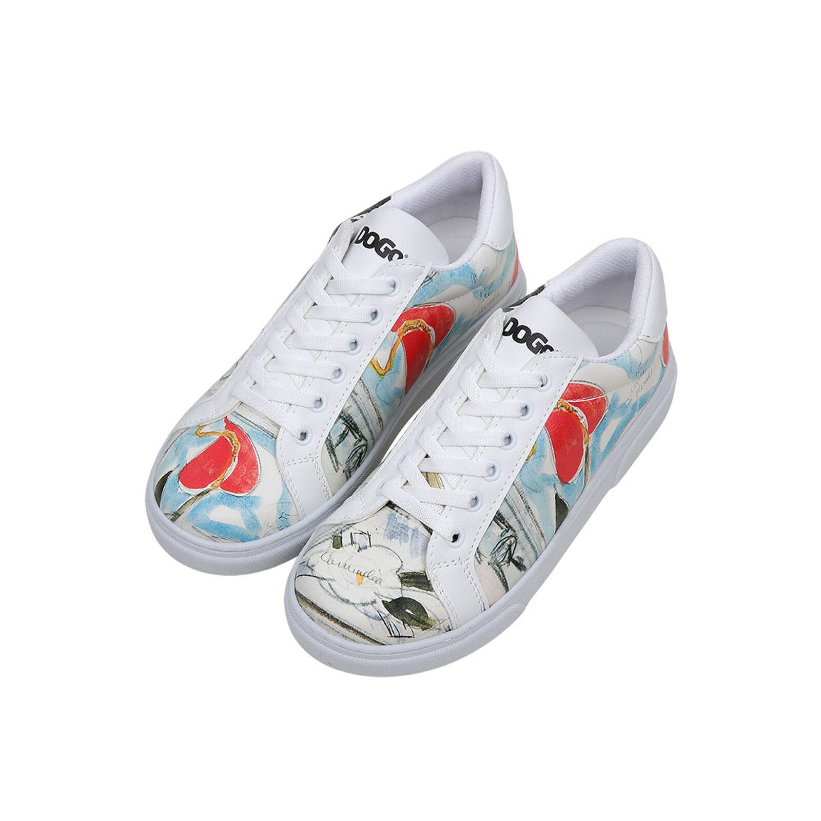 DOGO Ace Low-Top Sneaker Hartley's Flower Damen Sneaker Sneaker Handgeferti günstig online kaufen