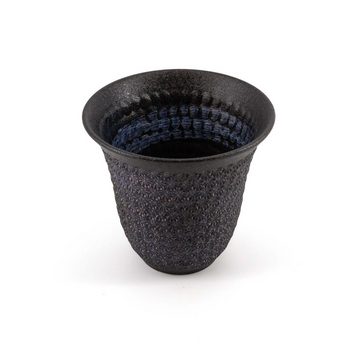 teayumi Tasse NANBAN MISHIMAZUME Tokinoyunomi Keramiktasse 300 ml Schwarz Lila