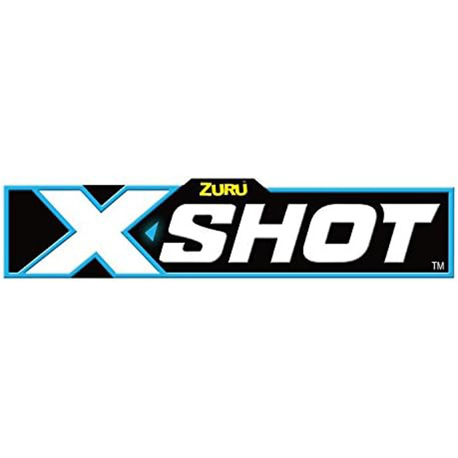 XSHOT Blaster Turbo Advance Blaster Gewehr Dart Spielzeuggewehr, mit Trommelmagazin Weiß inkl. 96 Schuss