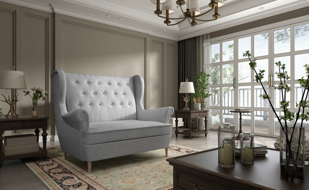 Xlmoebel 2-Sitzer Moderne Polster Couch Garnitur für zwei Personen, 1 Teile, Made in Europa